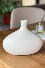 Mom Boduş Vazo Krem