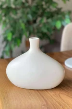 Mom Boduş Vazo Krem