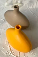 Mom Boduş Vazo Sarı
